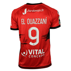 Amine El Ouazzani En Avant Guingamp camisa.