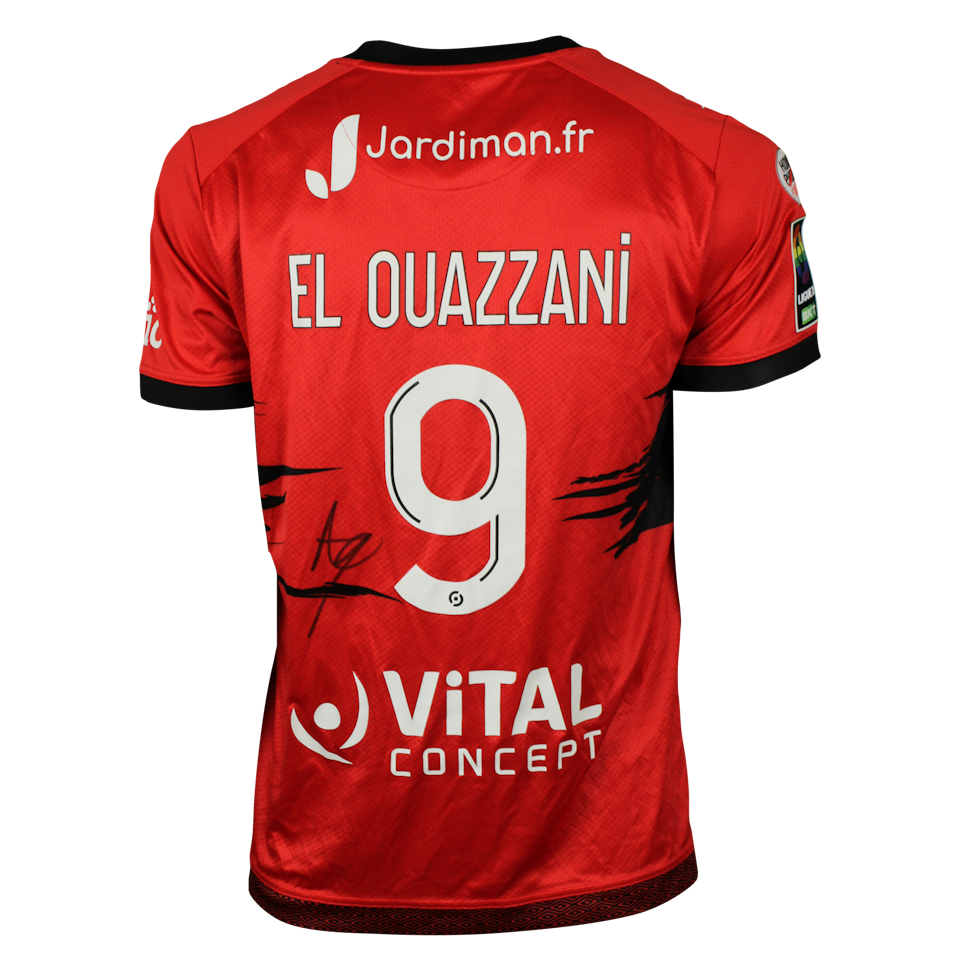 Amine El Ouazzani En Avant Guingamp camisa.