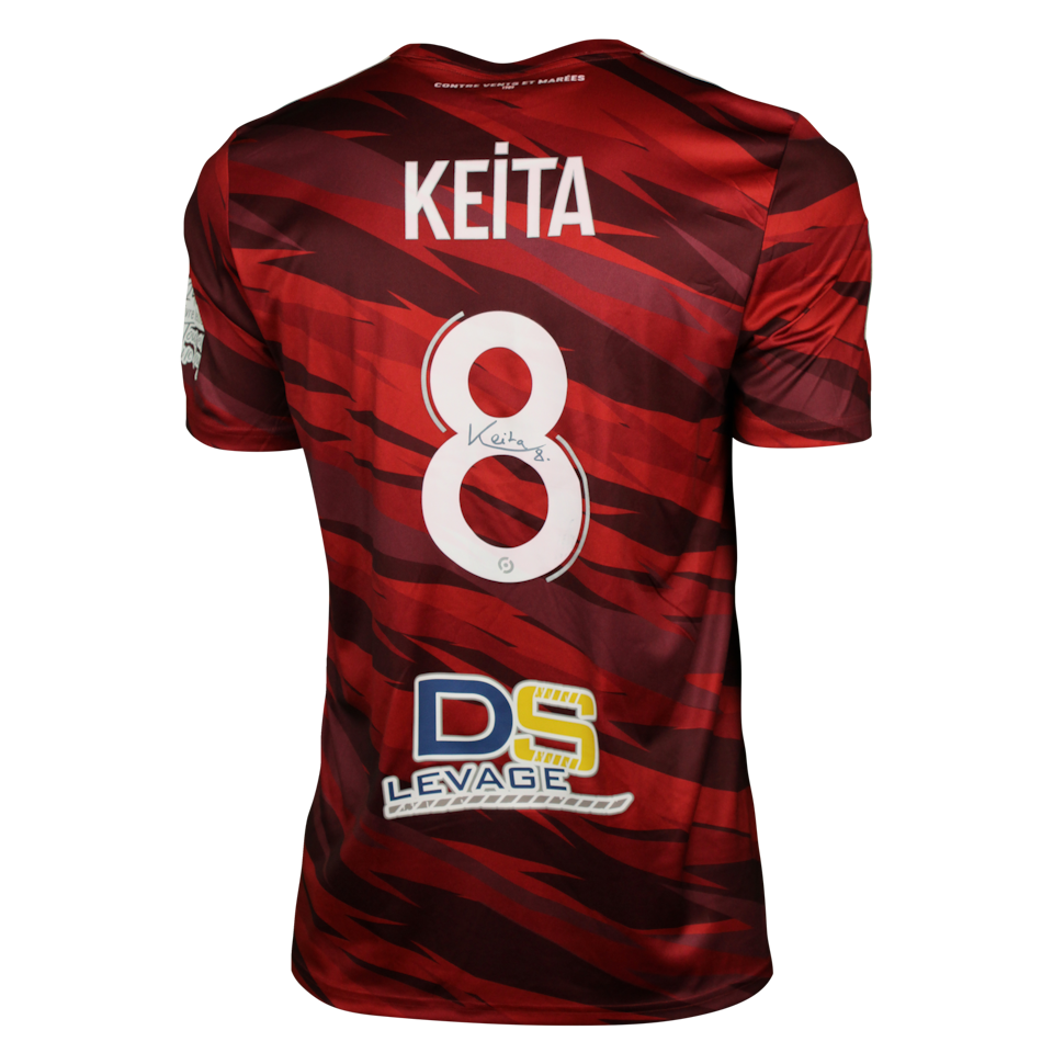 Maillot de Tidiane Keita (USL Dunkerque)