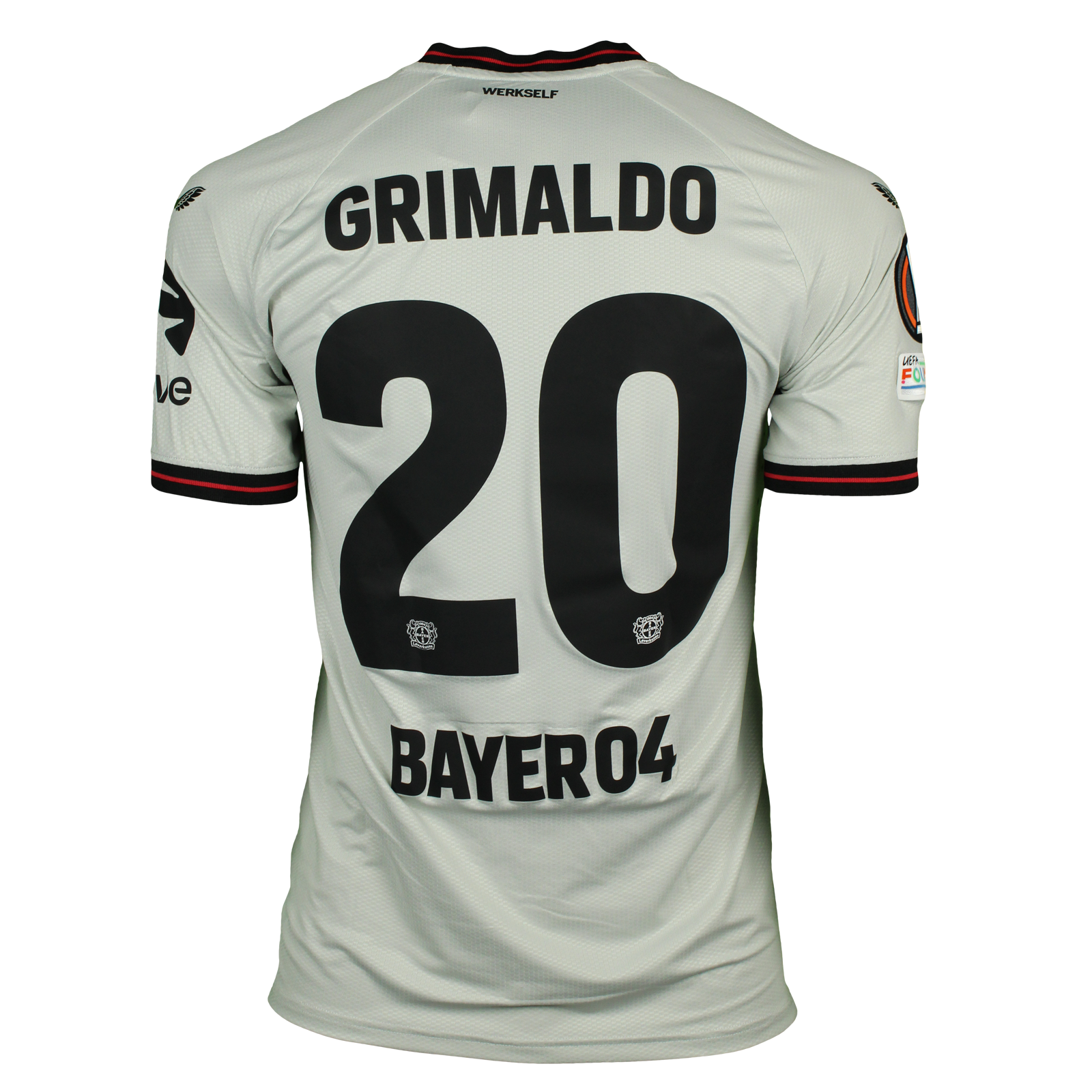 Castore Bayer 04 Grimaldo 20 ユニフォーム Bayer 04 Leverkusen