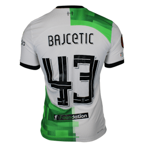 Stefan Bajcetic Liverpool shirt