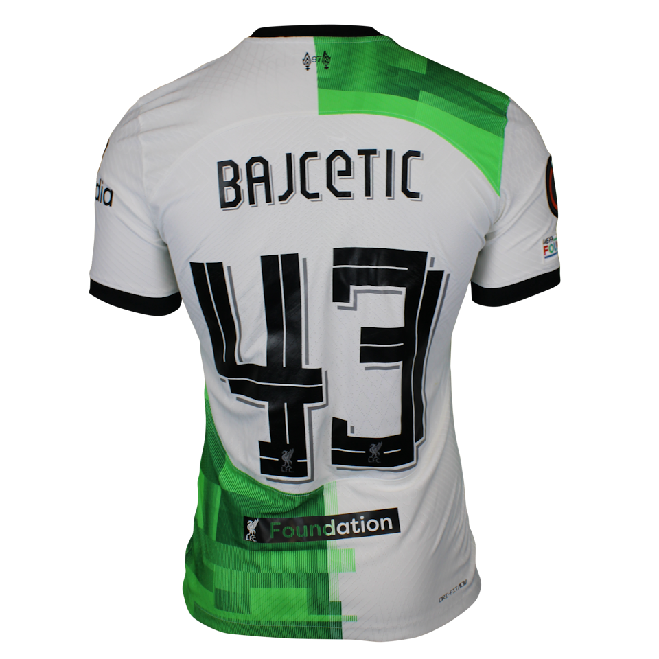 Stefan Bajcetic Liverpool shirt