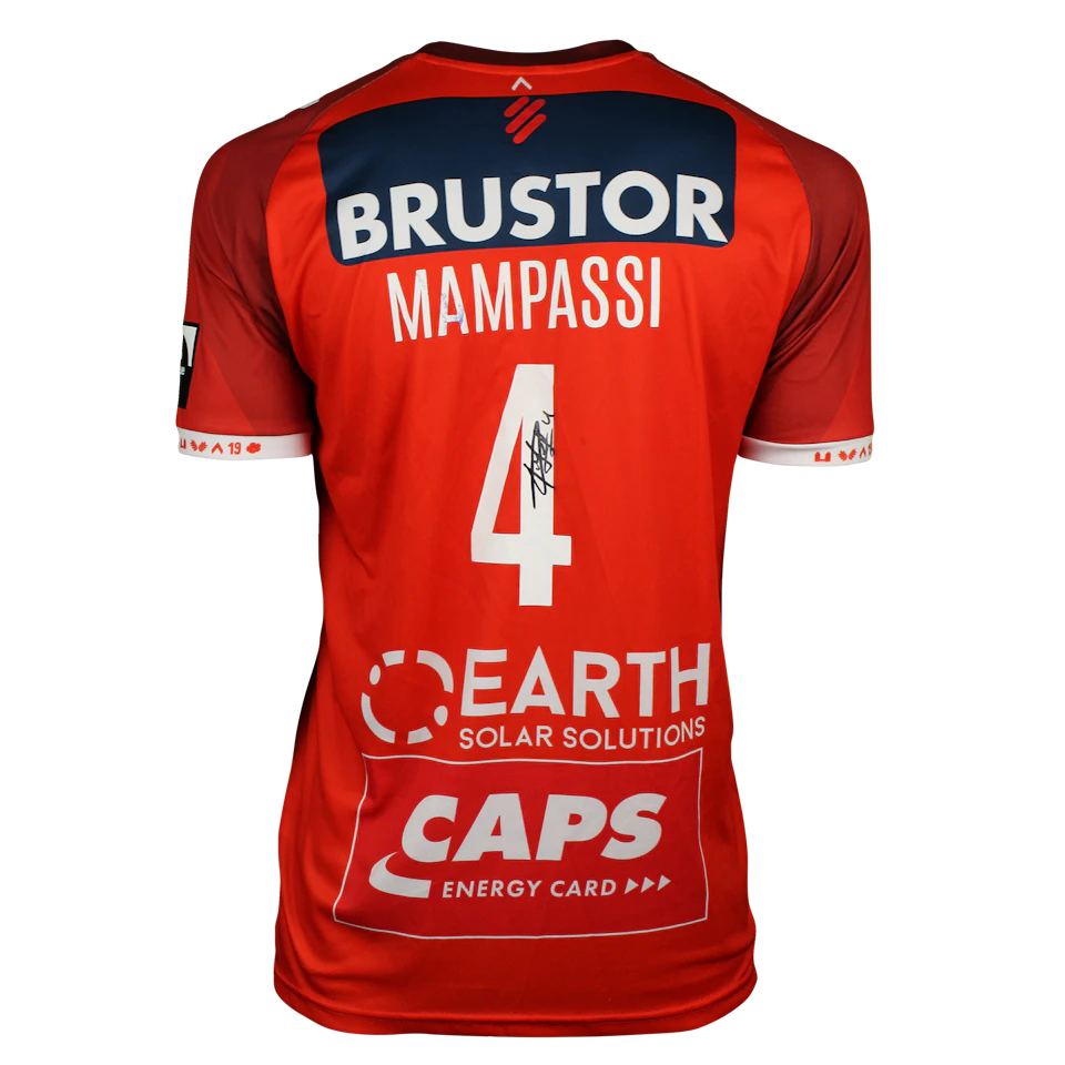 KV Kortrijk 팀의 Mark Mampassi 셔츠