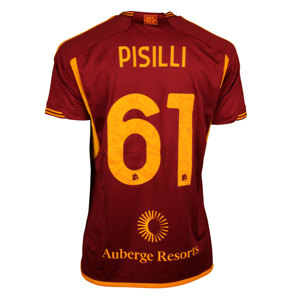 Niccolò Pisilli AS Roma shirt