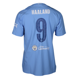 HAALAND 9 水色シャツ Official Puma Men's Erling Haaland #9 Manchester City Home