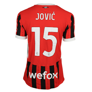 Luka Jović AC Milan camisa.
