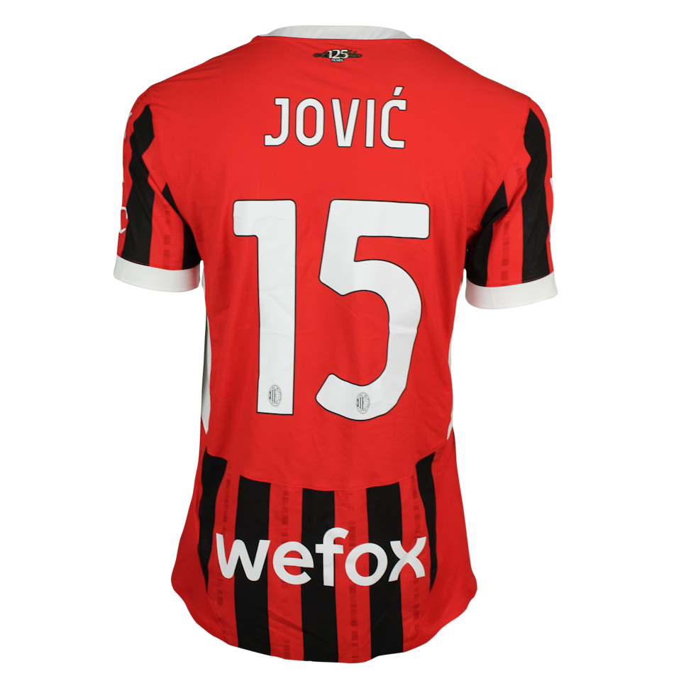 Luka Jović AC Milan camisa.