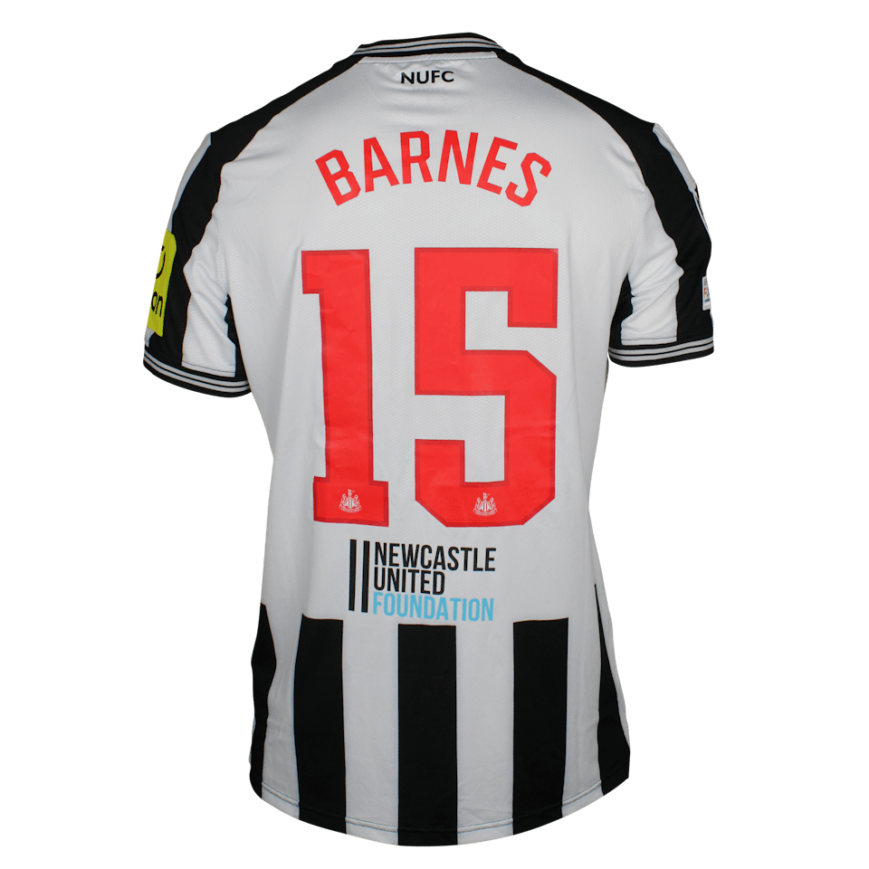 Harvey Barnes | Champions League | MatchWornShirt