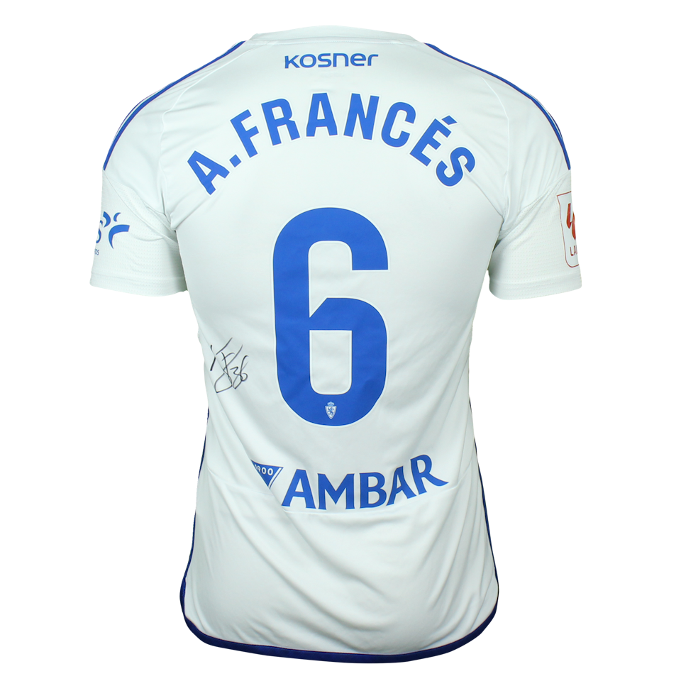 Alejandro Francés Real Zaragoza shirt