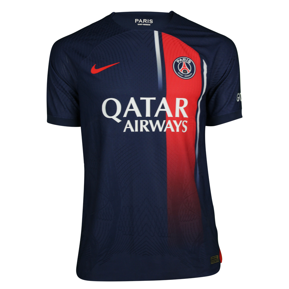 MBAPPE サイン入りジャージ 10番 Oct. 24, 2021 – Kylian Mbappe Match-Worn Ligue 1 Paris Saint