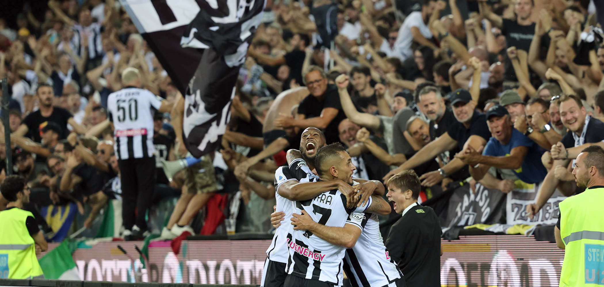 event banner for Lecce - Udinese